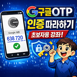 구글 OTP 앱 사용 방법